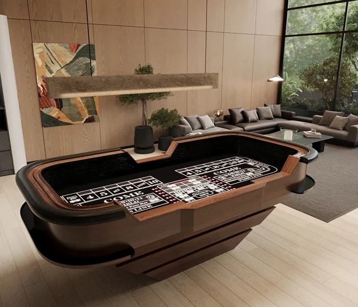 Modern craps table